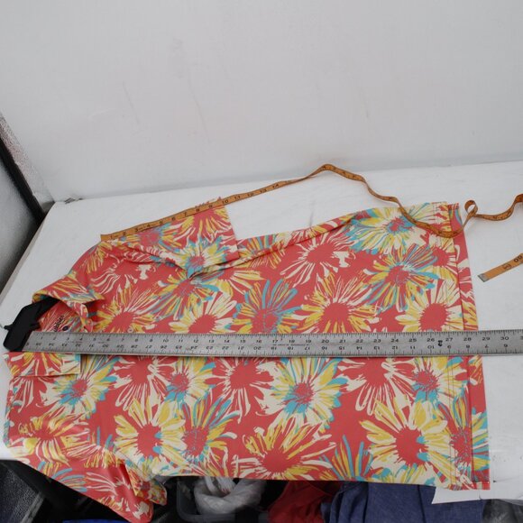 Chubbies Shirt Mens Medium Polo golf Floral Button Up Short Sleeve Stretch fun - Picture 10 of 11